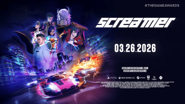 Screamer Key Art, Release Date, and Logo