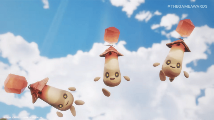 Mushroom Aniimos in the Air