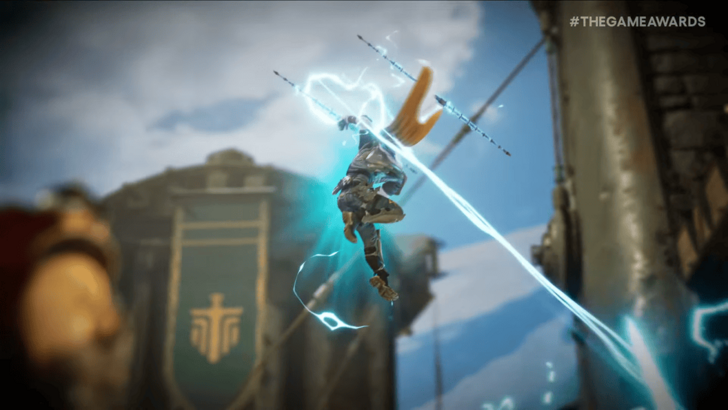 Highguard Character Jumping Midair