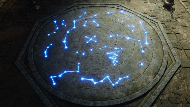 Black Tortoise Enclosure Constellation Puzzle