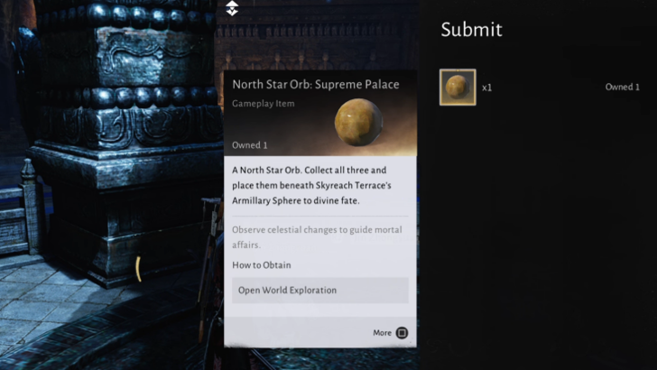 Give the North Star Orb - Supreme Palace