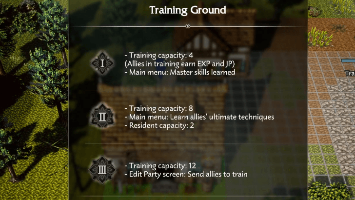 Training Grounds Level Unlock