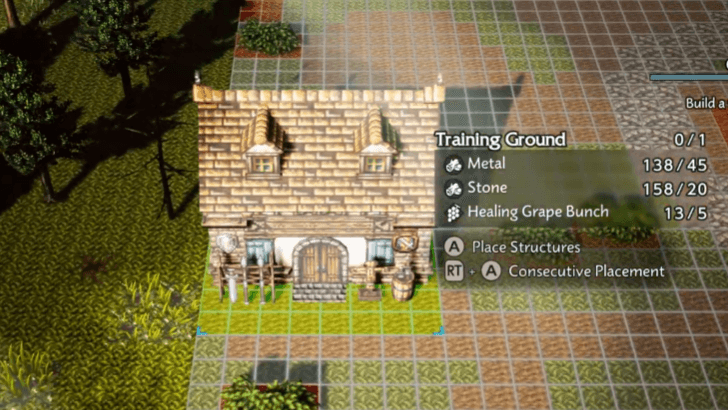 Materials Needed For Training Grounds