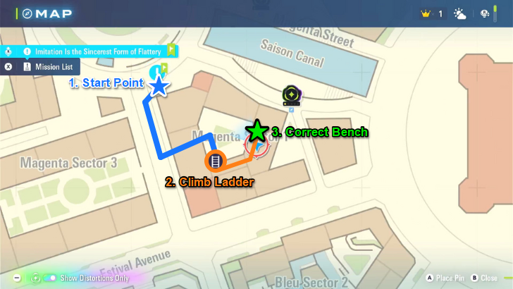 Pokemon Legends ZA Bench Location Map View