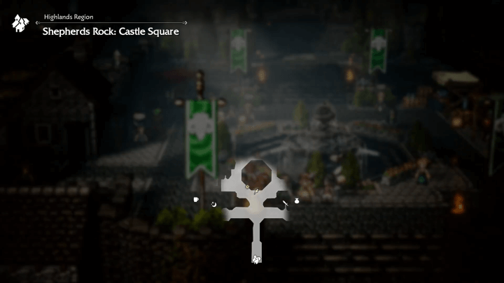 Octopath Traveler 0 - Flower x3 Treasure Location