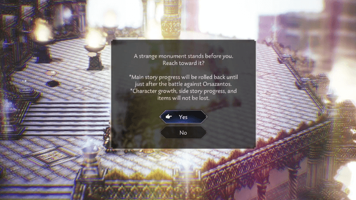 Interact With The Strange Monument