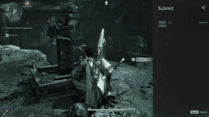 WWM - The Rivers Fury - Repair the Water Dragonhead