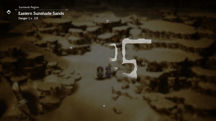 Octopath Traveler 0 - Stone x5 Treasure Location
