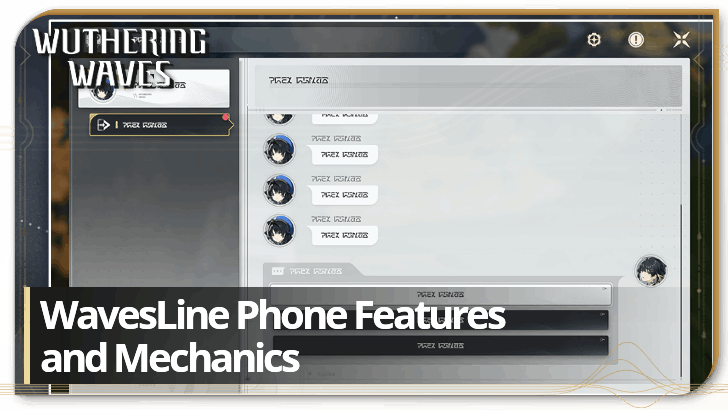 Wuthering Waves 3.0 WavesLine Phone Features and Mechanics