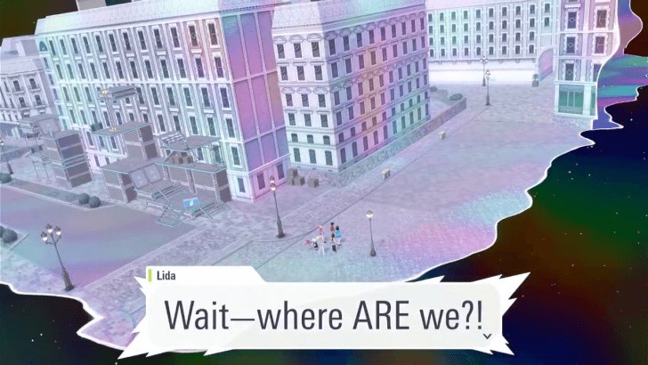 Ending up in Hyperspace Lumiose from the Rust Syndicate Office