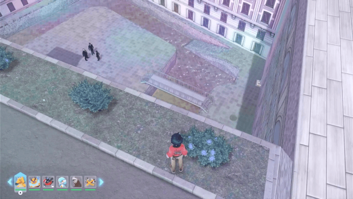 Corbeau, Philippe, and Vinnie at the Place Surrounded By Walls