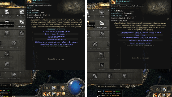 Rolling Magma and Wing Blast Preview