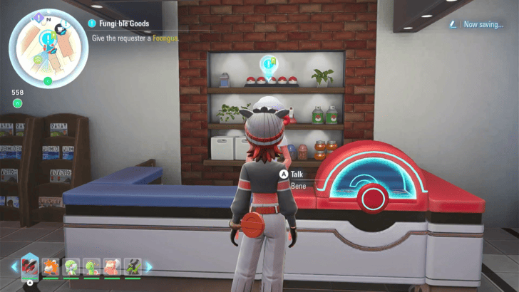 Pokemon Legends ZA Hand Over the Foongus to Nurse Bene