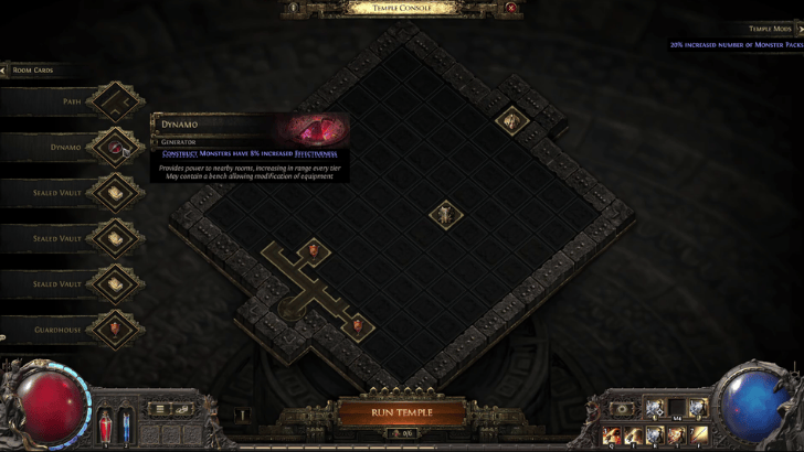 Changing the Temple Layout