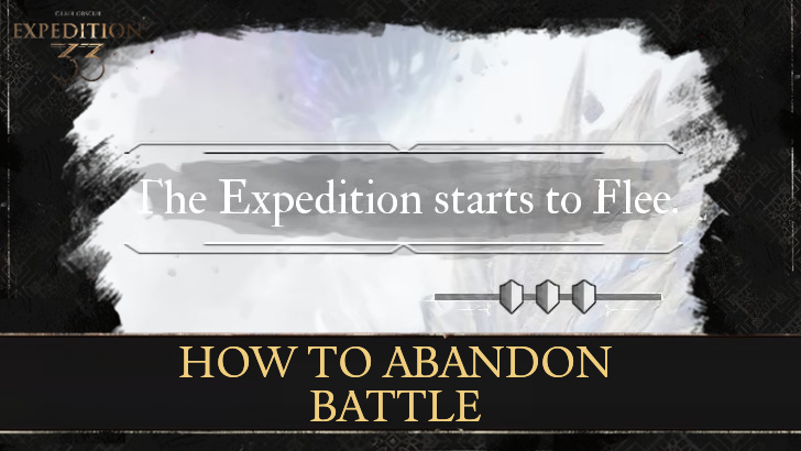 Clair Obscur Expedition 33 - How to Abandon Battle