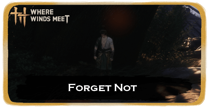 Forget Not Banner