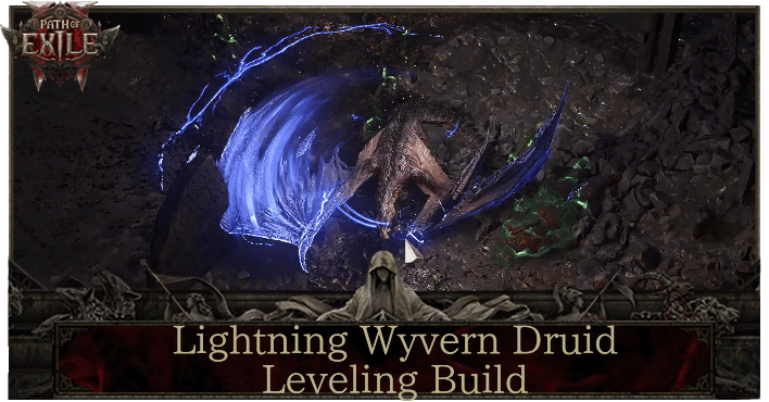 Lightning Wyvern Druid Banner