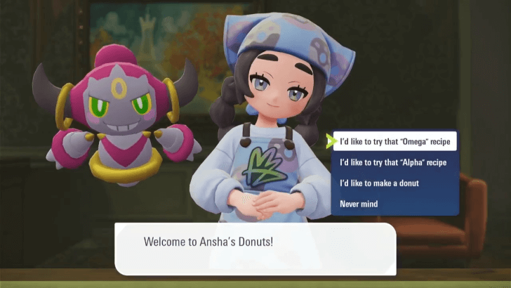 Omega and Alpha Donut Selection