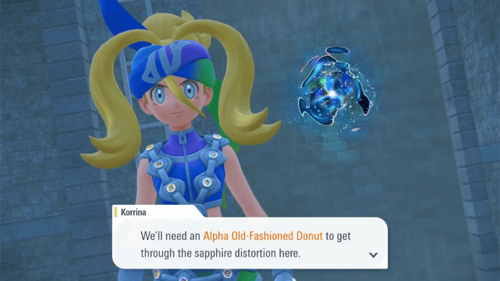 Korrina Next to the Sapphire Distortion