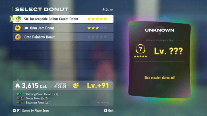 Pokemon Legends ZA 5-Star Donut