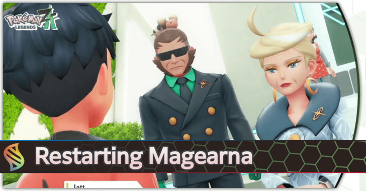 Pokemon Legends Z-A Restarting Magearna