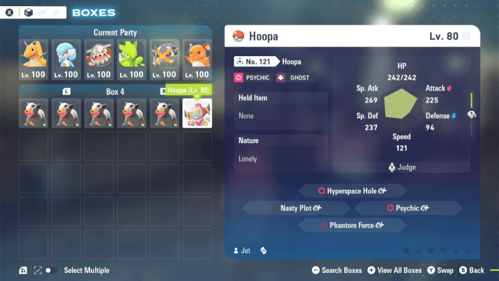 Hoopa Stats