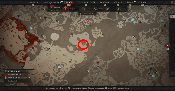 Vault of the Crucible Location