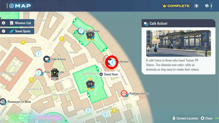 Romance avec Purrloin Map Location