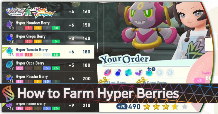 Pokemon Legends DLC - How to Farm Hyper Berries