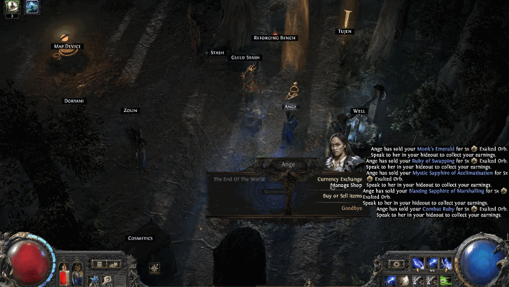 Collect Earnings from Ange