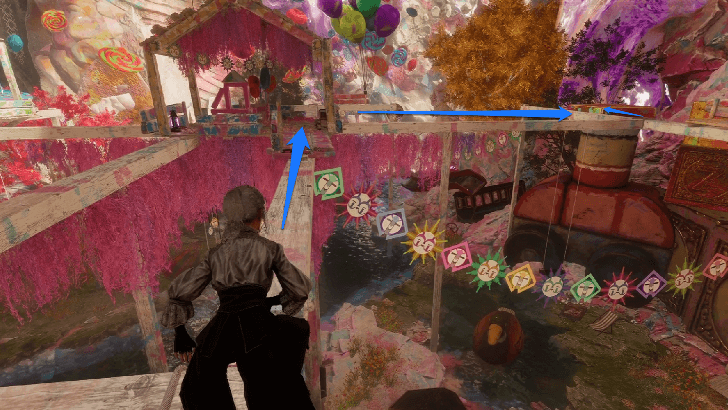 Step 7 Enter the shed then turn right