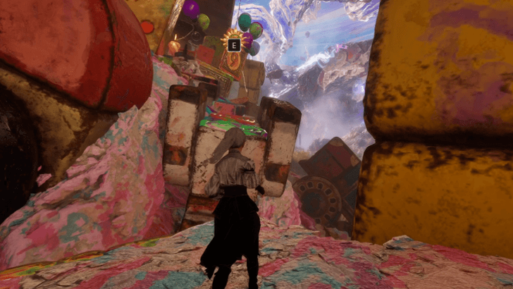 Step 9 Use the grappling hook