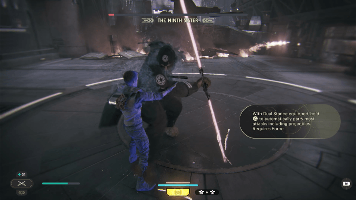 Use Focus Parry Against Ninth Sister