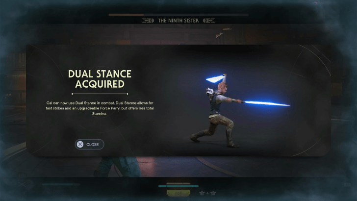 Get Dual Stance from Ninth Sister Fight
