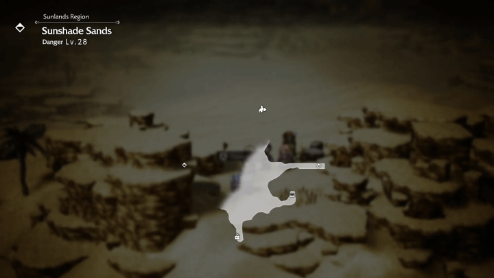 Octopath Traveler 0 - Blue Chest Treasure Location