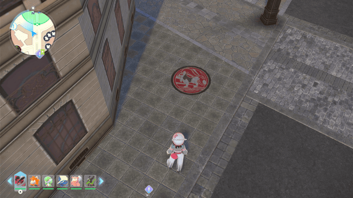 Pokemon Legends ZA Rouge District Utility Hole Cover Overworld Location
