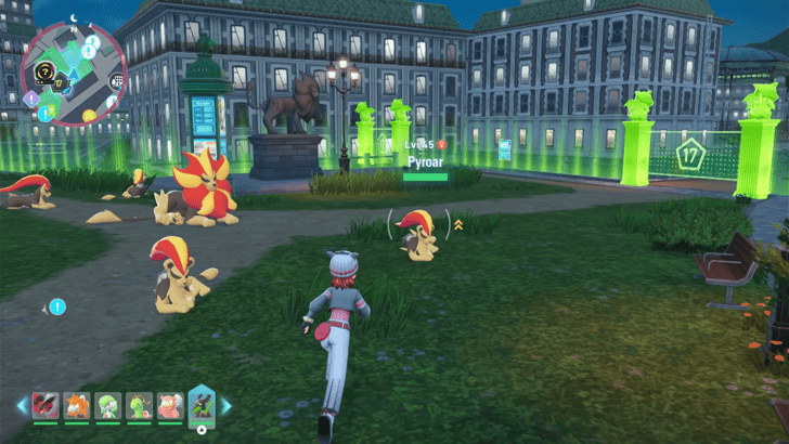 Pokemon Legends ZA Capture a Female Pyroar