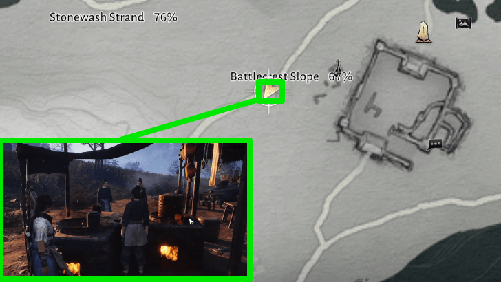 Recipe’s Heir Map Location