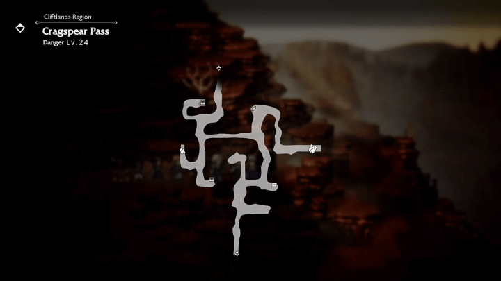 Octopath Traveler 0 - Lightning Amulet x1 Treasure Location