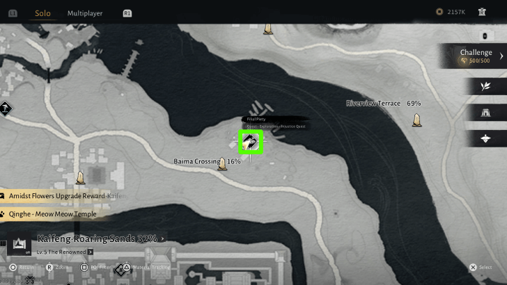 Filial Piety Map Location