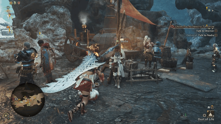 Talk to Nadia (optional)