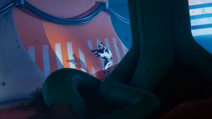 marathon runner walking towards somewhere