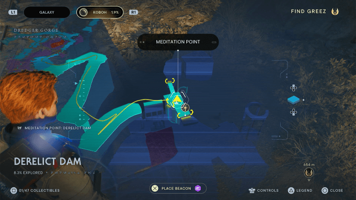 Map Image When Does Fast Travel Unlock Jedi Survivor