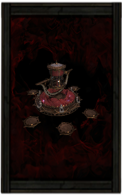 Crimson Hourglass Map Device Icon