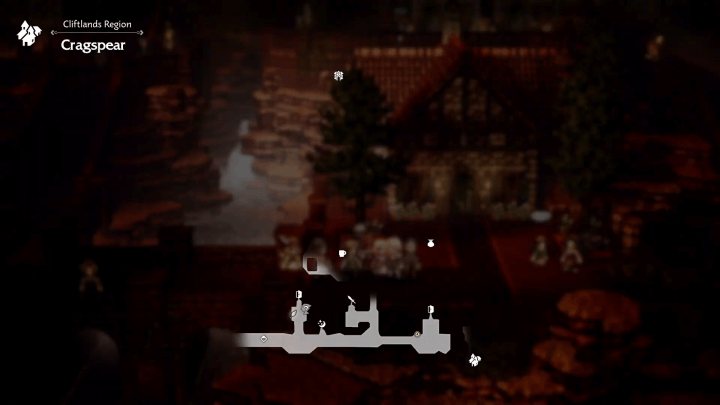 Octopath Traveler 0 - Small Goldwork x1 Treasure Location