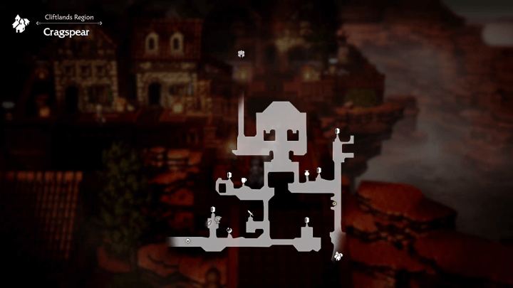 Octopath Traveler 0 - Weathered Treasure Shield x1 Treasure Location