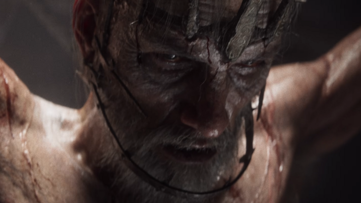 Divinity Man Inside Wicker Man Effigy