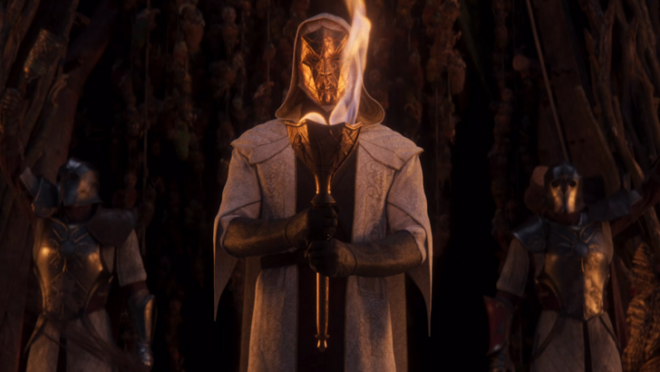 Divinity Man Holding Torch