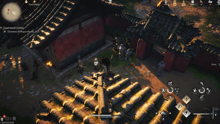 Use Touch of Death from the Roof