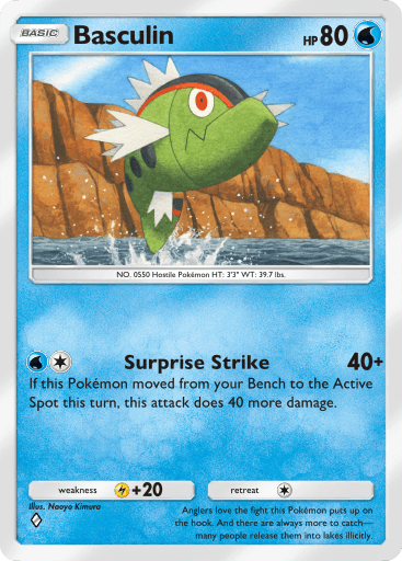 Pokemon TCG Pocket - B1a 021 Basculin